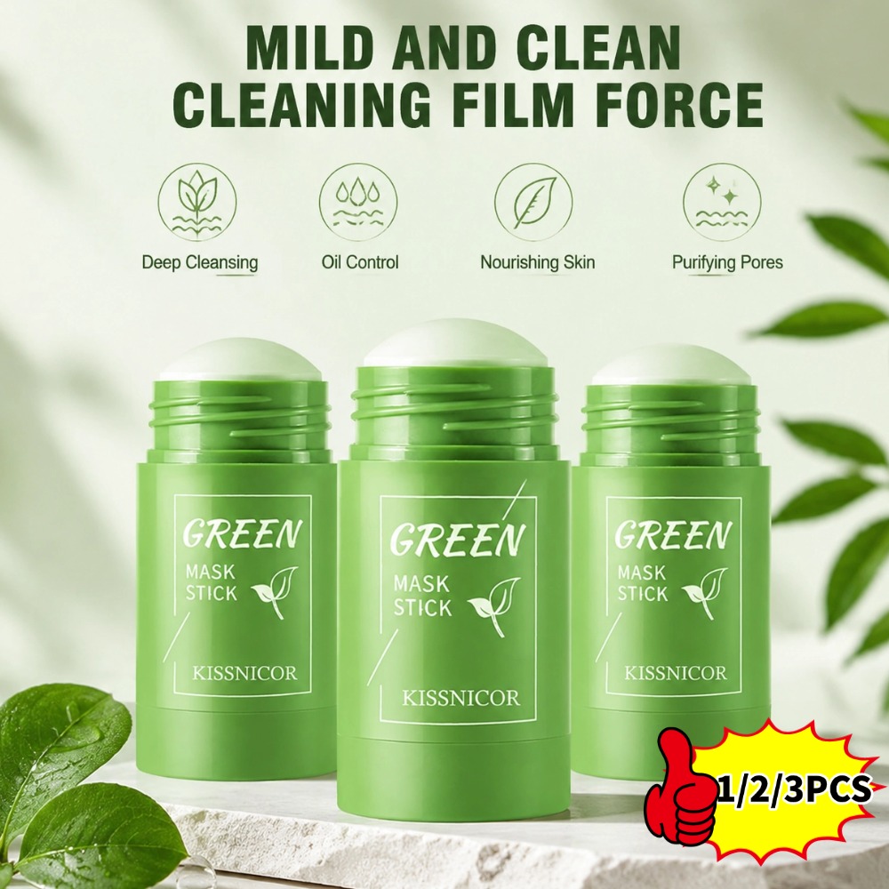 Green Tea Clay Stick Face Deep - Green Tea Cleansing Clay Mask ulasan dan harga