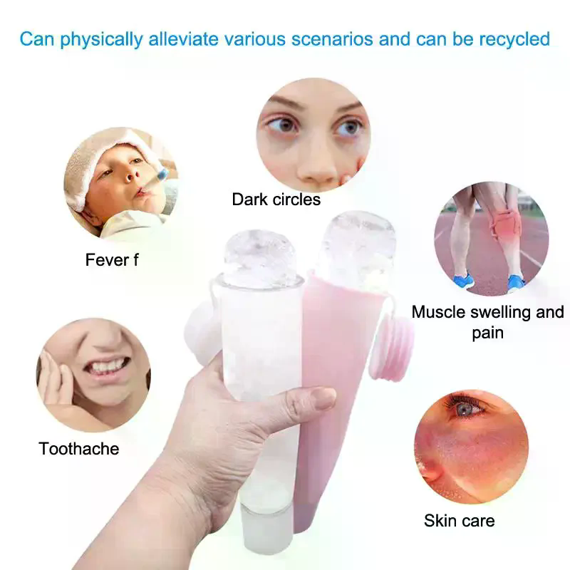 Silicone Cube Tray Shape Ice R - Face Ice Roller Puffiness ulasan dan harga