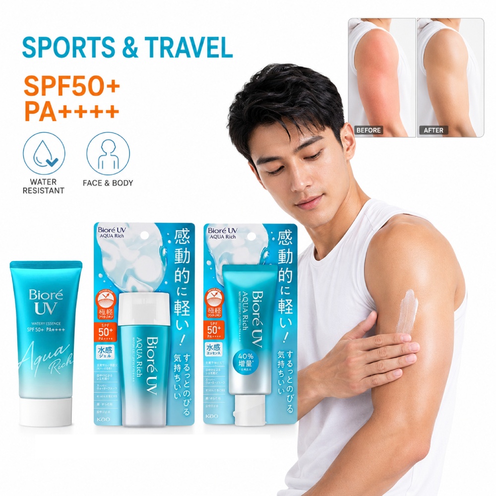 Birou Waterproof Sunscreen Lot - Spf 50 Waterproof Sunscreen ulasan dan harga