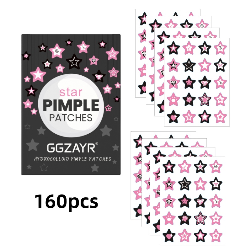 80/160pcs Star Acne Patch Set  - Skincare ulasan dan harga