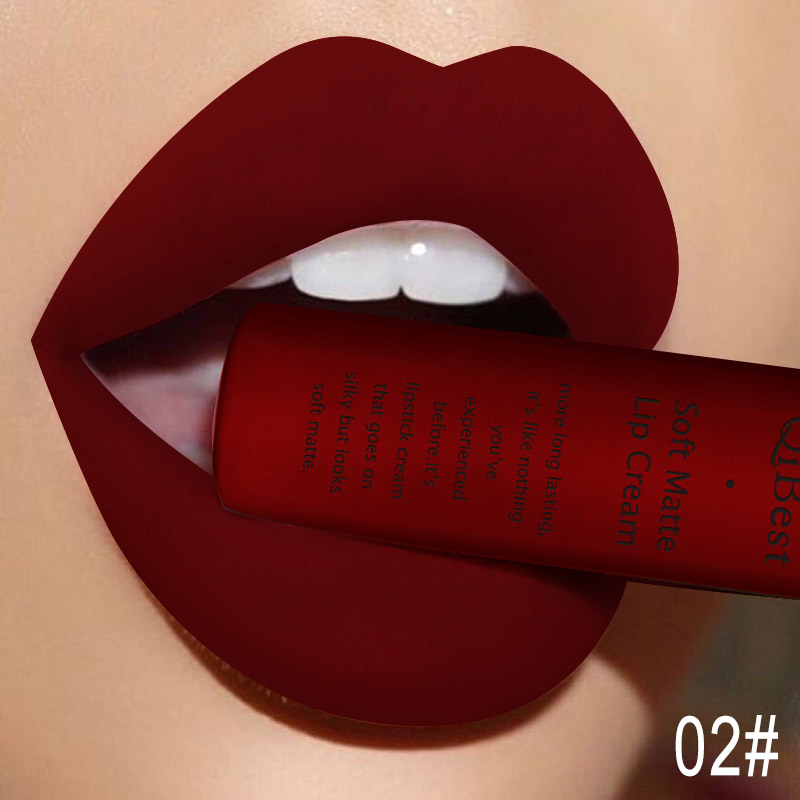 QIBEST Sexy Velvet Matte Lip G - Matte Velvet Lip Tint Long Lasting ulasan dan harga
