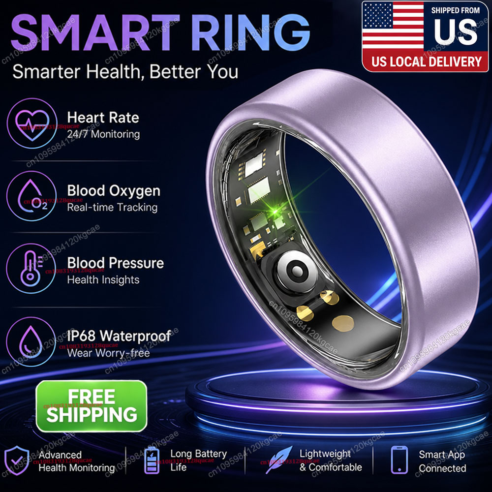 Smart Ring Heart Rate Blood Ox - Health Monitors ulasan dan harga