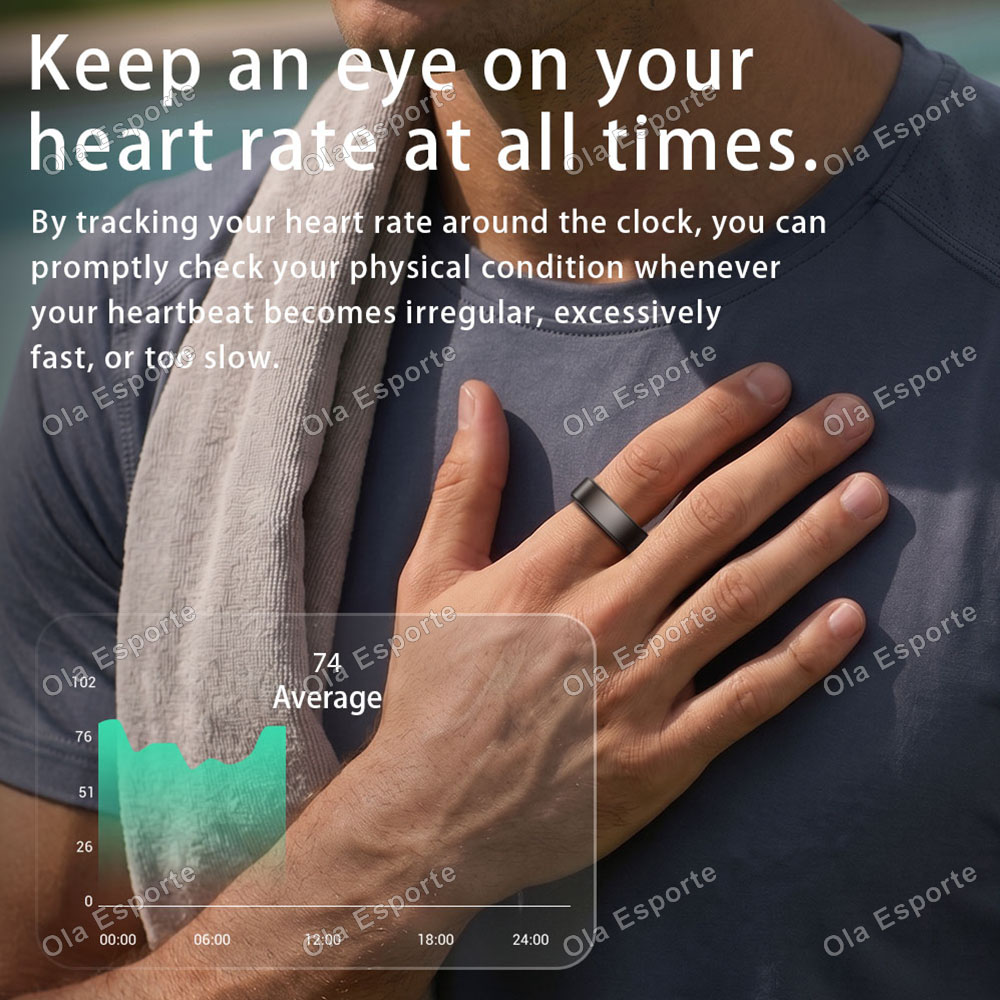 Smart Ring Heart Rate Blood Ox - Health Monitors ulasan dan harga