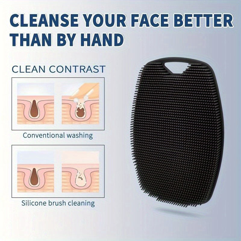 Exfoliating Silicone Bath Brus - Silicone Face Scrubber Electric ulasan dan harga