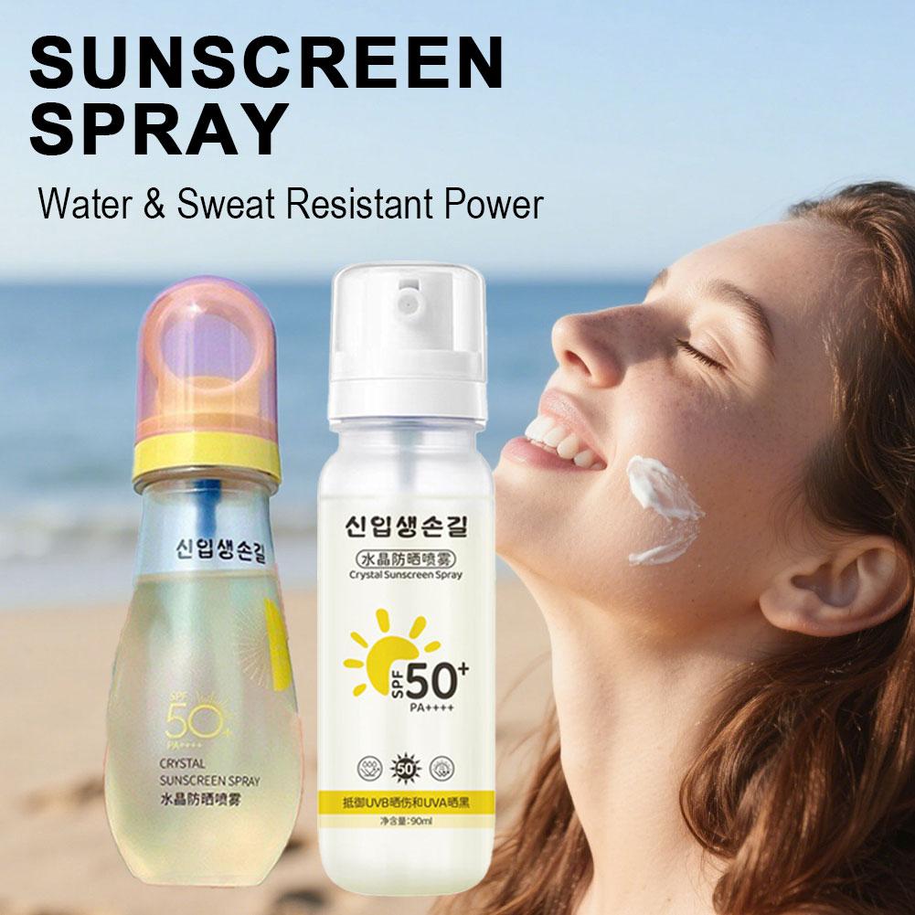 Korean Spf 50+ Sunscreen Spray - Spf 50 Waterproof Sunscreen ulasan dan harga