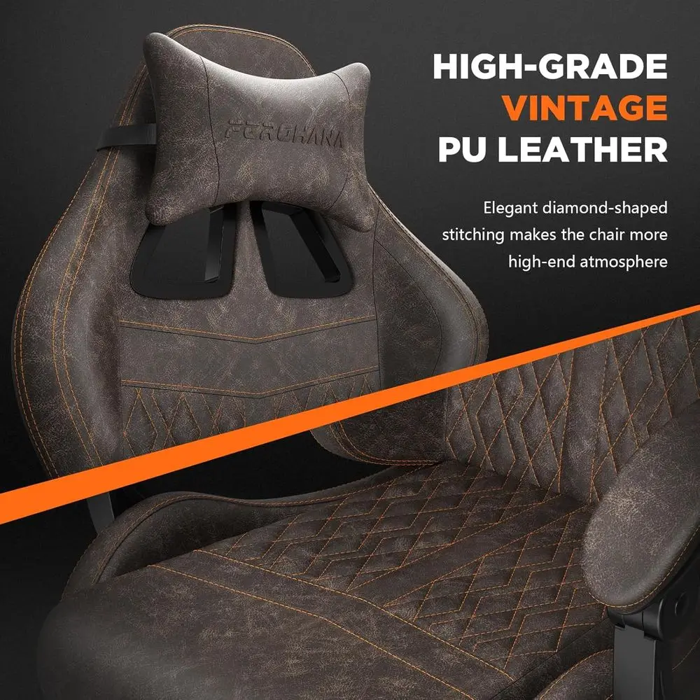 Ergonomic High-Back Gaming Cha - Massage ulasan dan harga