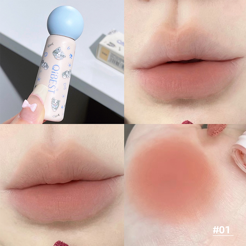 QIBEST Cute Velvet Matte Lip M - Matte Velvet Lip Tint Long Lasting ulasan dan harga