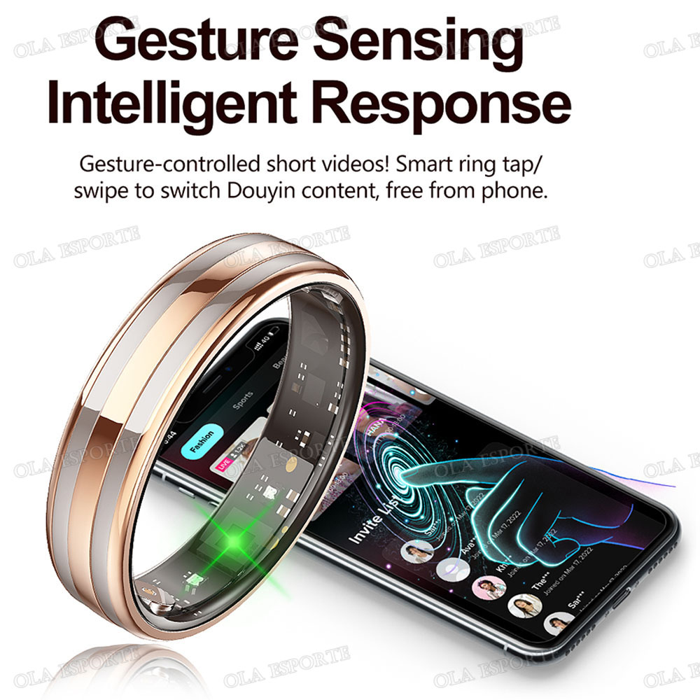 Gesture Sensing Smart Ring Hea - Health Monitors ulasan dan harga