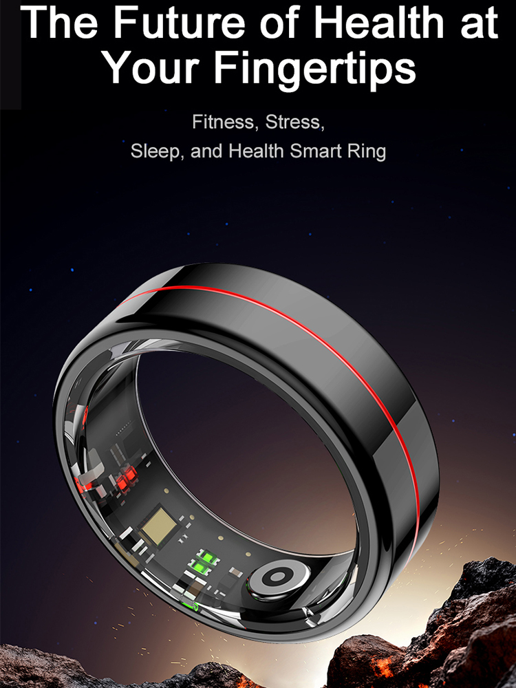 R04 Smart Ring Men Women Healt - Health Monitors ulasan dan harga