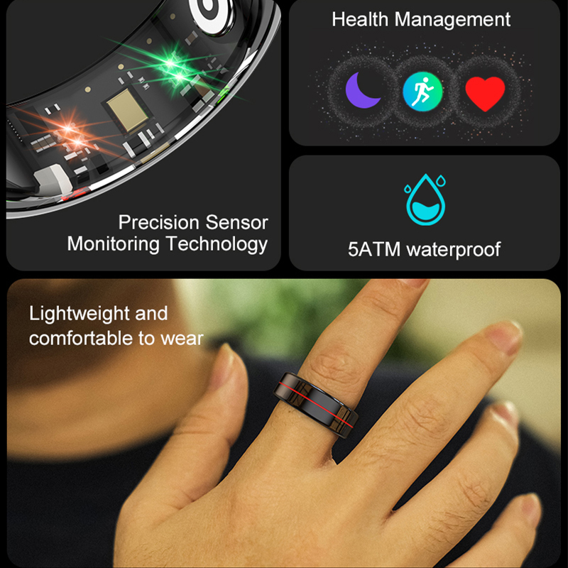 R04 Smart Ring Men Women Healt - Health Monitors ulasan dan harga